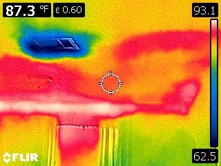 Thermal Image of Home Inspection